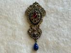 Vintage broche, Sphinx? Florenza?, Ophalen, Overige materialen, Broche, Verguld