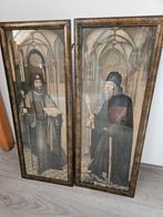 2 antieke lijsten met historische afbeelding, Ophalen of Verzenden