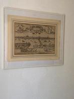 Gravure stad Kampen van ca. 1575, Antiek en Kunst, Ophalen
