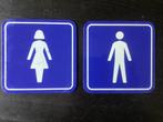 Vintage NS man/vrouw WC Pictogrammen bordjes (geen emaille), Ophalen of Verzenden, Zo goed als nieuw