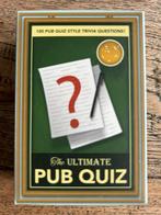 The Ultimate Pub Quiz, Hobby en Vrije tijd, Gezelschapsspellen | Bordspellen, Vijf spelers of meer, Nieuw, Ophalen of Verzenden