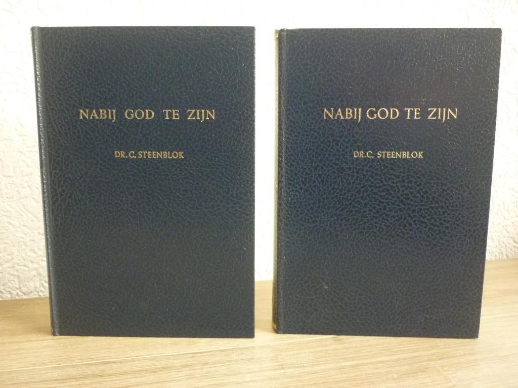 Dr. C. Steenblok - Nabij God - te zijn deel 1 en 2, Boeken, Ophalen of Verzenden, Gelezen, Christendom | Protestants
