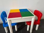 Duplo Bouwtafel met 2 Stoeltjes + Duplo Stenen, Ophalen, Gebruikt, Losse stenen, Duplo