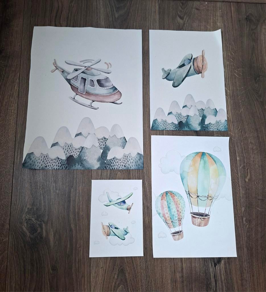 Canvas posters luchtvaart, Ophalen of Verzenden, Wanddecoratie