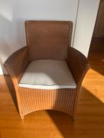 Lloyd Loom Design stoelen (4 stuks), Huis en Inrichting, Stoelen, Ophalen, Zo goed als nieuw, Bruin, Vier