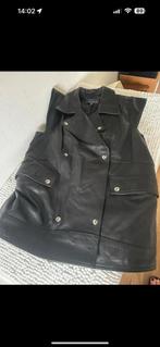 Studio Ar  gilet maat 36 (S/M) zwart leer met studs  nieuw, Ophalen of Verzenden, Nieuw, Maat 36 (S), Zwart