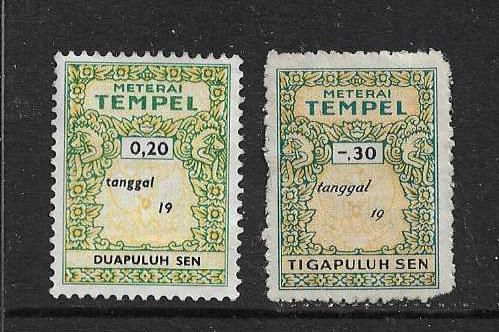 Oude belastingzegels Indonesie, Postzegels en Munten, Postzegels | Nederland, Ophalen of Verzenden