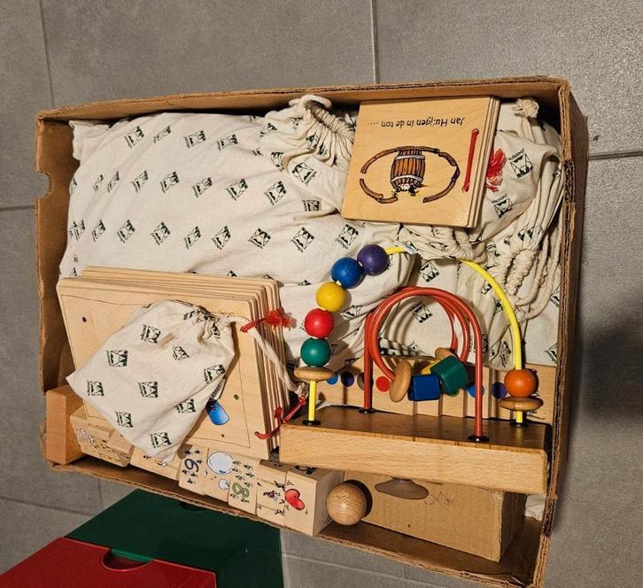 Houte speelgoed (Janbibijan), Kinderen en Baby's, Speelgoed | Houten speelgoed, Zo goed als nieuw, Ophalen of Verzenden