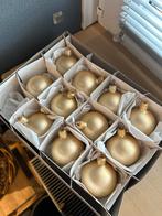 Set van 11 licht gouden kerstballen, Diversen, Gebruikt, Ophalen of Verzenden