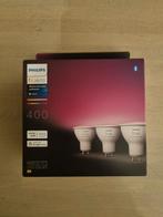 Philips Hue White and Color ambiance GU10 threepack, Huis en Inrichting, Lampen | Losse lampen, Ophalen of Verzenden, Nieuw, Minder dan 30 watt
