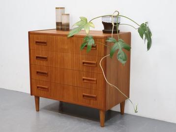 Deense ladekast | P. Westergaard | 4 lades | Teak  beschikbaar voor biedingen