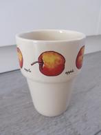 JET (Ter Steege) mok/ beker met appels, Huis en Inrichting, Keuken | Servies, Gebruikt, Ophalen of Verzenden, Overige stijlen