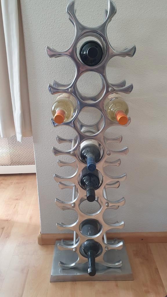 Eicholz wijnrek  27 flessen, Huis en Inrichting, Woonaccessoires | Wijnrekken, Gebruikt, 75 cm of meer, Metaal, 25 flessen of meer