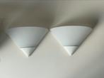 Set (2x) Vintage Glashütte Limburg 3565 Wandlamp, Huis en Inrichting, Lampen | Wandlampen, Ophalen of Verzenden, Gebruikt, Glas