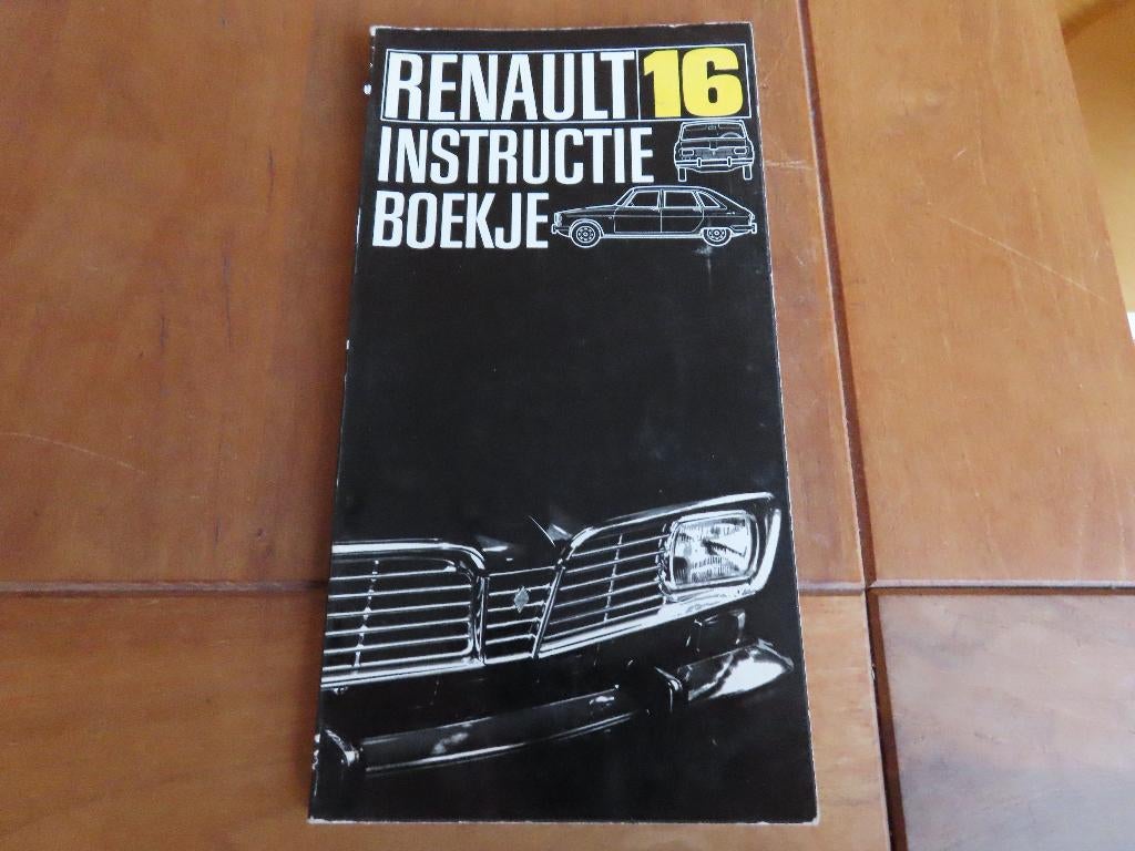 Instructieboek Renault 16 1967, zeer mooi!, Auto diversen, Handleidingen en Instructieboekjes, Ophalen of Verzenden