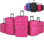 Reiskofferset 5-delig. Koffer Trolley Reiskoffer Handbagage, Ophalen of Verzenden, Nieuw, Hard kunststof, Wieltjes