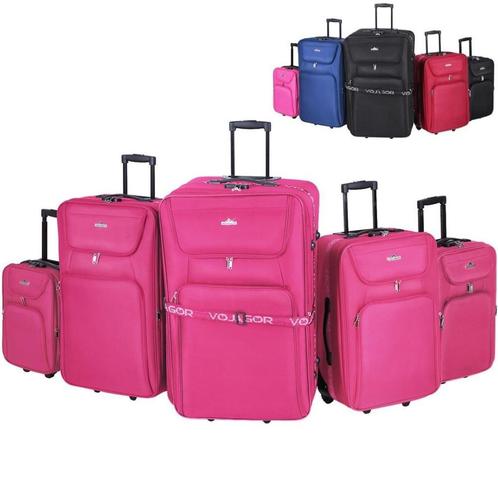 Reiskofferset 5-delig. Koffer Trolley Reiskoffer Handbagage, Sieraden, Tassen en Uiterlijk, Koffers, Nieuw, Hard kunststof, Wieltjes