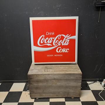 Coca-cola lichtbak plaat  beschikbaar voor biedingen