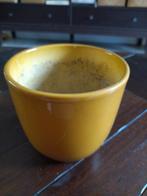 Gele Keramische Pot / Schaal, Ophalen, Gebruikt, Porselein of Keramiek, Schaal