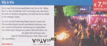 Vis à Vis “Baby Blue” kortingscode   beschikbaar voor biedingen