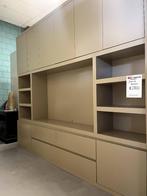 Tv vakkenkast 280cm RAL 1019 - NU VOOR €2800,-!!!, Huis en Inrichting, Kasten | Televisiemeubels, Minder dan 50 cm, Zo goed als nieuw