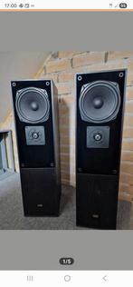 ELAC ELX 8069 Luidsprekers - Krachtig Geluid, Gebruikt, 60 tot 120 watt, Front, Rear of Stereo speakers, Ophalen