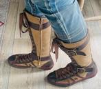 Laarzen, leer, mt 38., Hoge laarzen, Bruin, Converse, Ophalen of Verzenden