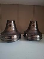 Set van 2 HK Living vaasjes, Huis en Inrichting, Gebruikt, Metaal, Grijs, Ophalen of Verzenden