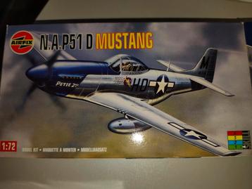 Airfix N.A. P51 D Mustang 1:72 Nieuw in Doos beschikbaar voor biedingen