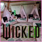Wicked tipi slaapfeestje kinderverjaardag meisje party, Ophalen, Zo goed als nieuw, Verjaardag