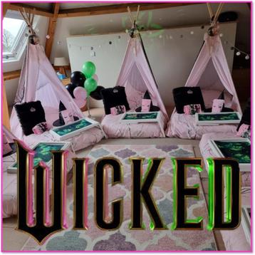 Wicked tipi slaapfeestje kinderverjaardag meisje party beschikbaar voor biedingen
