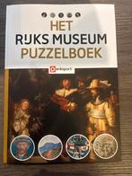 Rijksmuseum Puzzelboek - Denksport, Hobby en Vrije tijd, Denksport en Puzzels, Ophalen of Verzenden, Minder dan 500 stukjes, Zo goed als nieuw