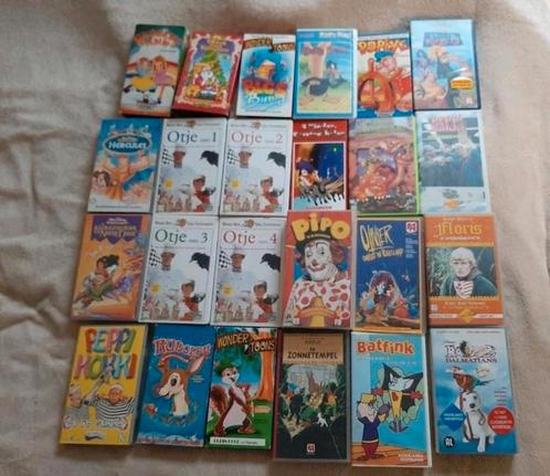 19 videobanden o.a Disney, Platvoet, Peppi kokki, Pipo., Cd's en Dvd's, VHS | Kinderen en Jeugd, Gebruikt, Tekenfilms en Animatie