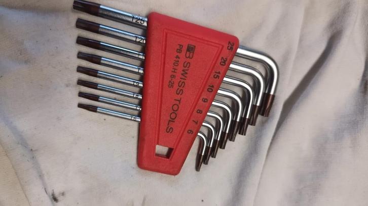 Torx-set kort Swiss tools, Doe-het-zelf en Verbouw, Gereedschap | Handgereedschap, Gebruikt, Ophalen of Verzenden