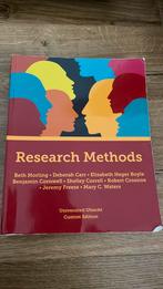 Research Methods, Ophalen of Verzenden, Zo goed als nieuw, WO