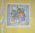 Borduurpatroon  Baby merklap   nr5617, Verzenden, Nieuw, Handborduren, Patroon
