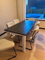 Eettafel - Zwart/Wit, Huis en Inrichting, Tafels | Eettafels, Ophalen, Gebruikt, 50 tot 100 cm, 150 tot 200 cm