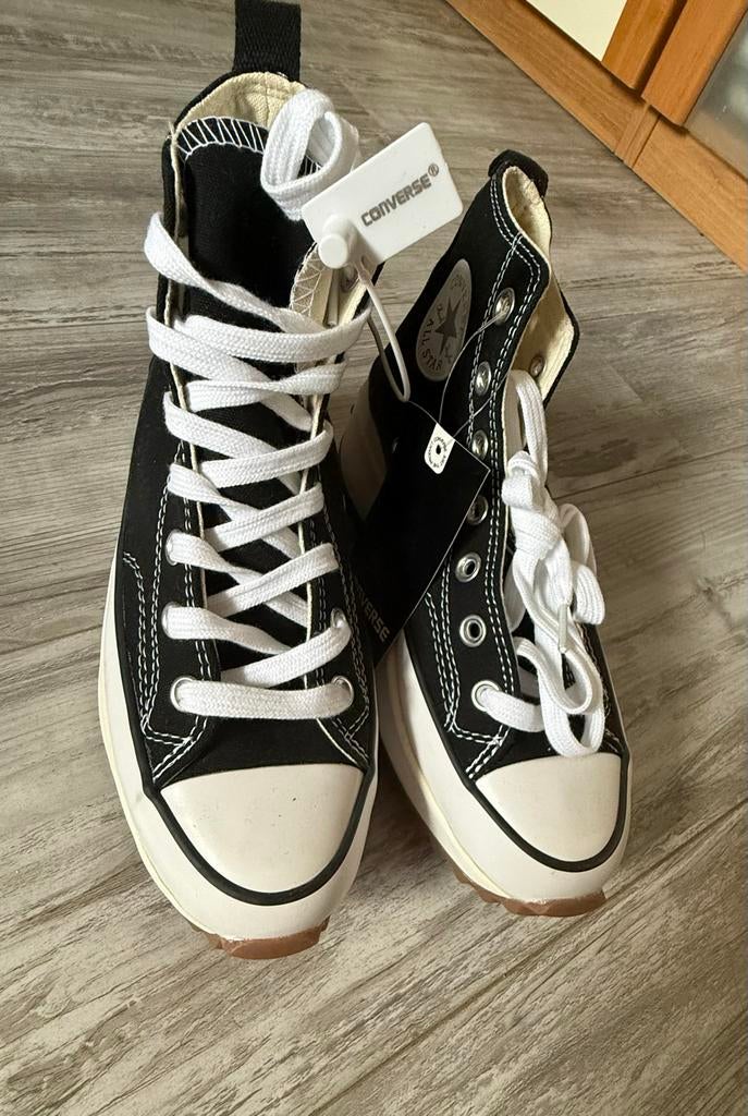 Converse Run Star Hike Sneakers - Stoer en Comfortabel, Kleding | Dames, Schoenen, Zwart, Nieuw, Ophalen of Verzenden, Sneakers of Gympen