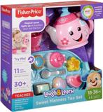 Fisher-Price Leerplezier Goede Manieren Theeservies, Kinderen en Baby's, Speelgoed | Fisher-Price, Speelset, Nieuw, Ophalen of Verzenden