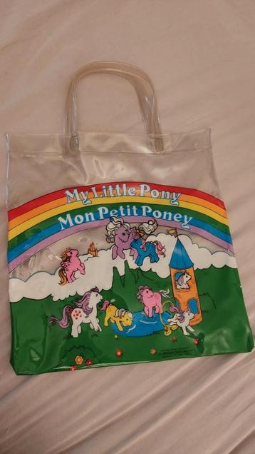 my little pony vintage hasbro y2k doorzichtige tas 1985 gen1 beschikbaar voor biedingen