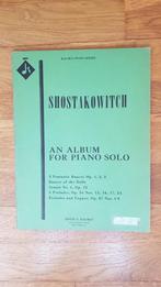 Shostakowitch  Album voor piano solo., Klassiek, Ophalen of Verzenden, Zo goed als nieuw, Artiest of Componist