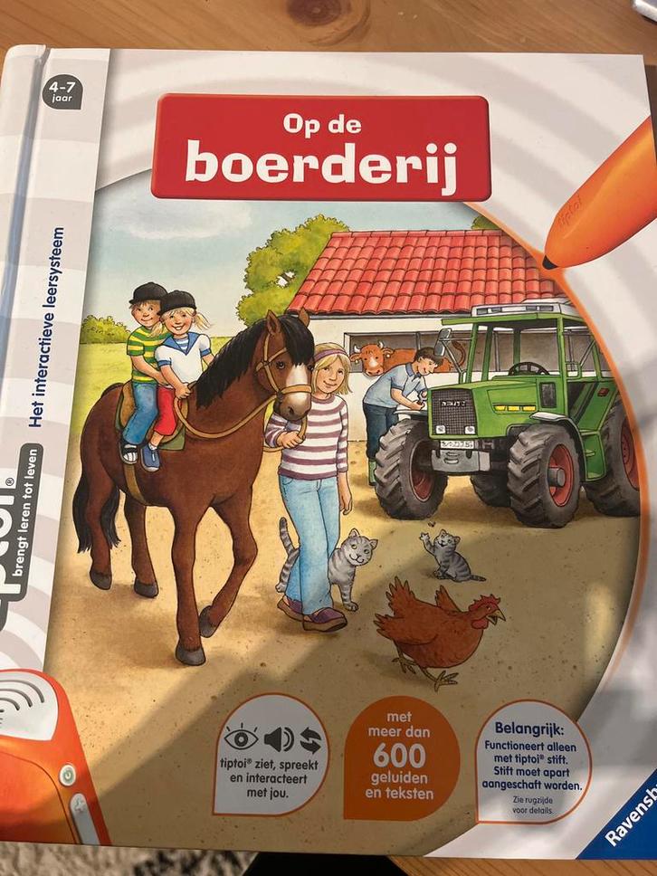 Tiptoi Op de Boerderij - Leerzaam Spel, Kinderen en Baby's, Speelgoed | Educatief en Creatief, Zo goed als nieuw, Taal en Lezen