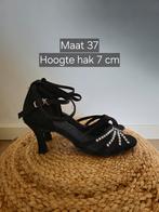 Zwarte Dansschoenen Emily, Maat 37 - Salsa kizomba bachata, Ophalen of Verzenden, Zo goed als nieuw, Schoenen