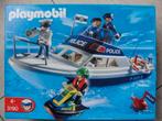 Te koop: playmobil 3190 politieboot., Ophalen of Verzenden, Gebruikt