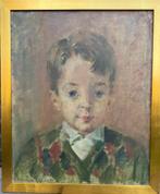 portret schilderij door Clemens Merkelbach van Enkhuizen, Antiek en Kunst, Ophalen of Verzenden