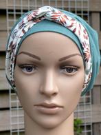 Chemo/haarverlies tricot muts net sjaal no 1 A. Bosgroen., Anna, Ophalen of Verzenden, Nieuw, Muts
