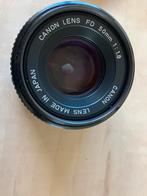 Canon FD 50mm 1.8 + Groothoeklens, Audio, Tv en Foto, Fotografie | Lenzen en Objectieven, Ophalen of Verzenden, Gebruikt, Standaardlens