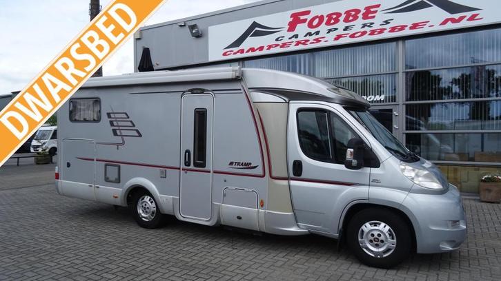 Nette en complete Hymer Tramp T614SL '09 3.0Mj 160pk 92dkm, Caravans en Kamperen, Campers, Bedrijf, tot en met 2, Half-integraal