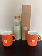 Te koop 2 x grote beker en 1 bidon mintgroen Nespresso, Huis en Inrichting, Keuken | Servies, Ophalen of Verzenden, Overige stijlen