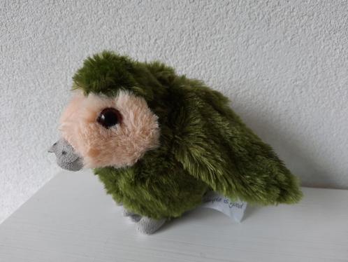 Groene Papegaai Knuffel Neo ZIS/EPD 20 cm., Kinderen en Baby's, Speelgoed | Knuffels en Pluche, Zo goed als nieuw, Overige typen